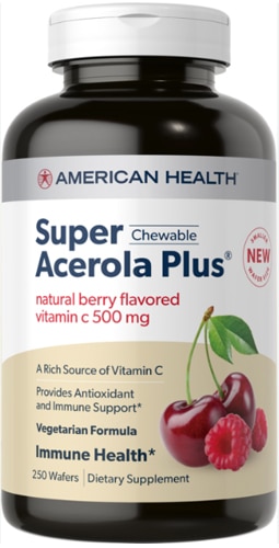 American Health Super Chewable Acerola Plus® Natural Vitamin C Berry