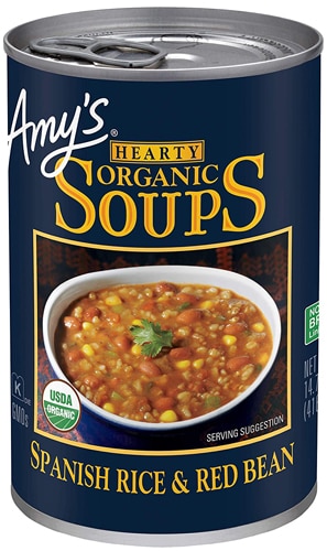 Amy's Hearty Organic Soups Spanish Rice and Red Bean