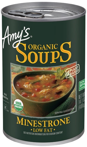 Amy's Organic Soup Low Fat Minestrone