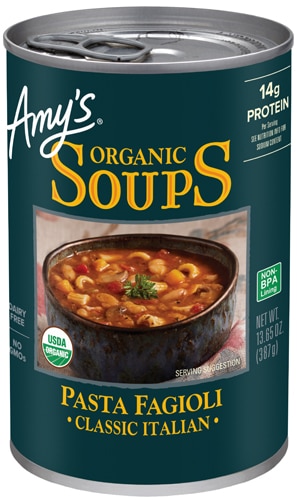 Amy's Organic Soup Pasta Fagioli