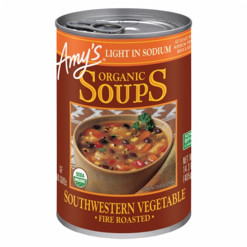 Amy's Soup Organic Light in Sodium Southwestern Vegetable Fire Roasted