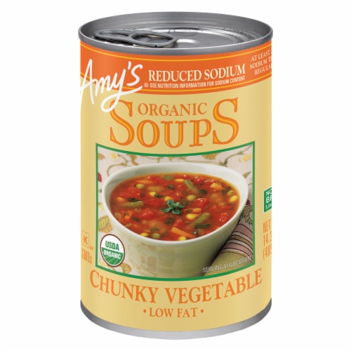 Amy's Soup Organic Reduced Sodium Low Fat Chunky Vegetable