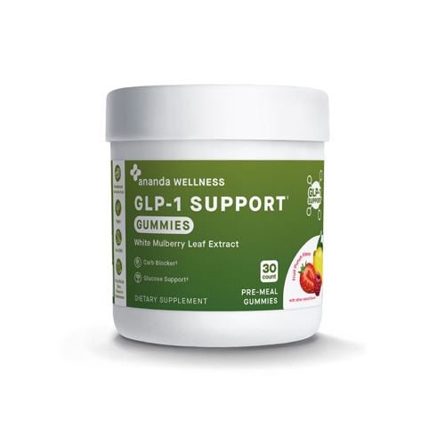 Ananda Wellness GLP-1 Glucose Support Gummies Fruit Punch