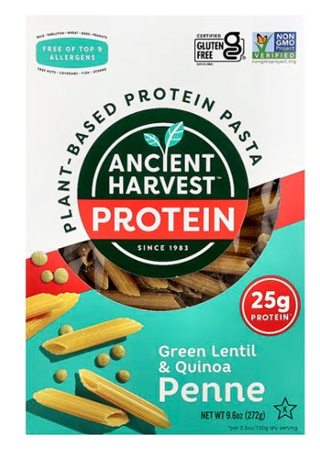 Ancient Harvest Green Lentil & Quinoa Protein Penne Pasta