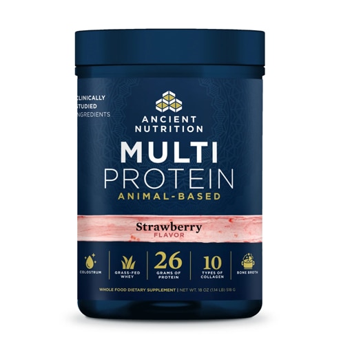 Ancient Nutrition Multi Protein Powder - Animal Based Strawberry