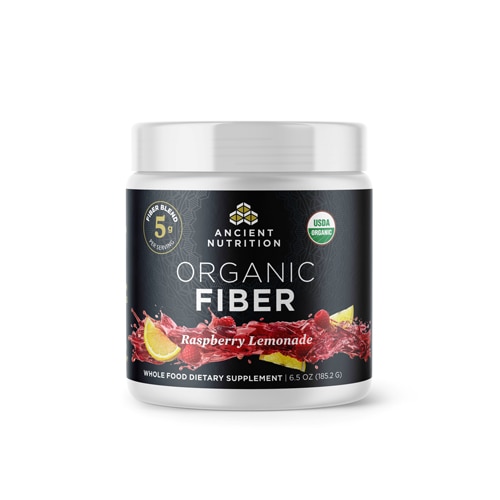 Ancient Nutrition Organic Fiber Raspberry Lemonade