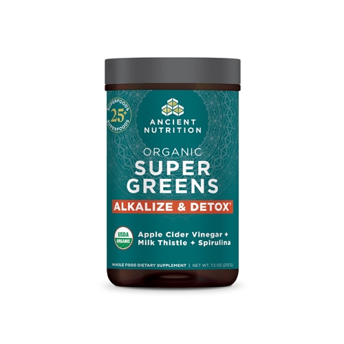 Ancient Nutrition Organic SuperGreens + Alkalize & Detox