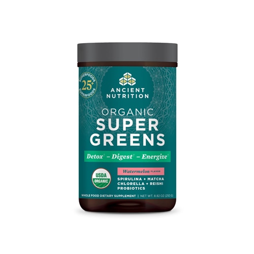 Ancient Nutrition Organic SuperGreens Watermelon