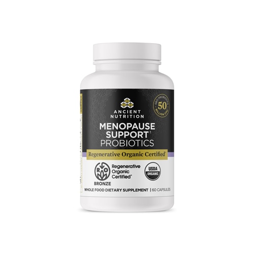 Ancient Nutrition Regenerative Organic Certified Probiotics for Menopause Support