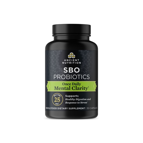 Ancient Nutrition SBO Probiotics Mental Clarity Once Daily