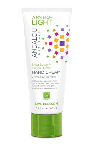 Andalou Naturals A Path of Light Hand Cream Lime Blossom