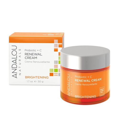 Andalou Naturals Brightening Renewal Cream Brightening Probiotic + C