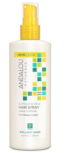 Andalou Naturals Brilliant Shine Hair Spray Sunflower and Citrus