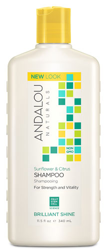 Andalou Naturals Brilliant Shine Shampoo Sunflower and Citrus