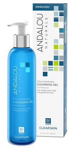 Andalou Naturals Clear Skin Cleansing Gel Citrus Kombucha