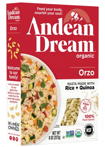 Andean Dream Quinoa Pasta Organic Orzo