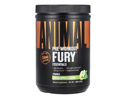 Animal Fury Pre-Workout Green Apple