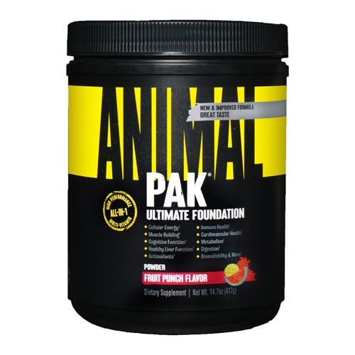 Animal Pak Ultimate Foundation Powder Fruit Punch