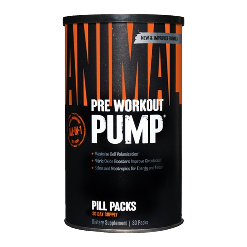 Animal Pre Workout Pump Pill Packs