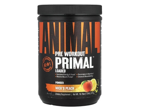 Animal Primal Pre Workout Wick'd Peach