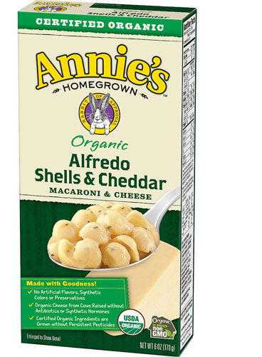 Annie's Homegrown Organic Alfredo Shells & Cheddar Macaroni & Cheese