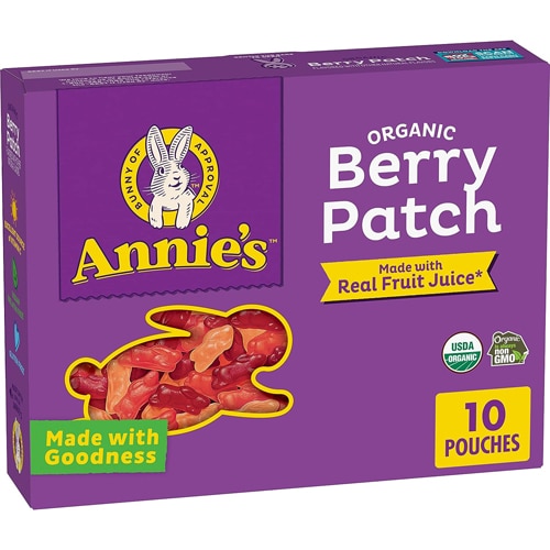 Annie's Homegrown Organic Bunny Fruit Snacks Berry Patch