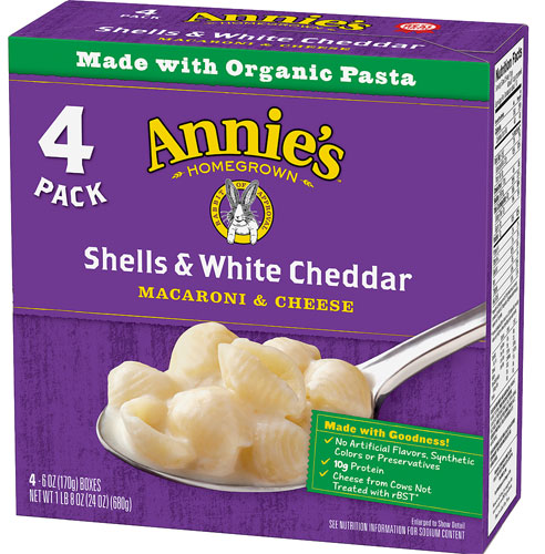 Annie's Homegrown Shells & White Cheddar Macaroni & Cheese