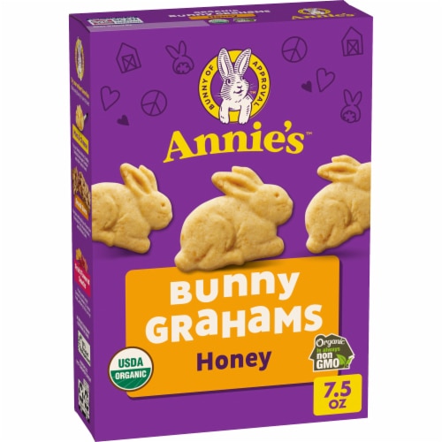 Annie's Organic Bunny Grahams Baked Snacks Honey