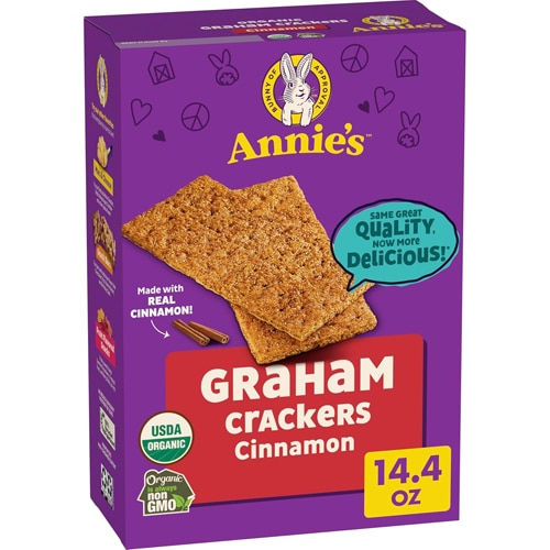 Annie's Organic Graham Crackers Cinnamon