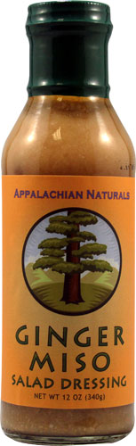 Appalachian Naturals Salad Dressing Gluten Free Ginger Miso