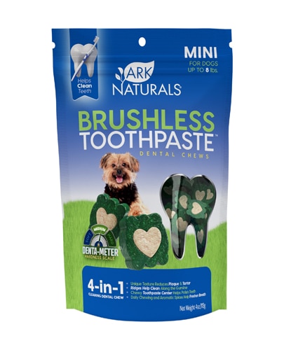 Ark Naturals Ark Naturals Brushless Toothpaste Dental Chew up to 8 lb Dog - Mini