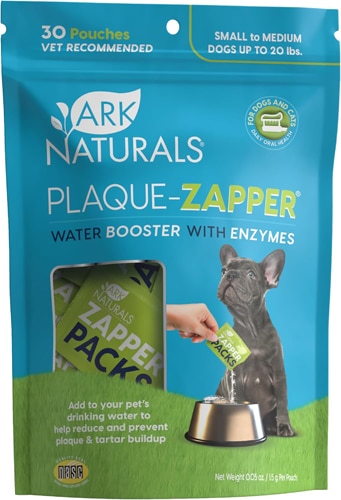 Ark Naturals Breath-Less Plaque-Zapper - Fizzy - Small to Medium Dogs