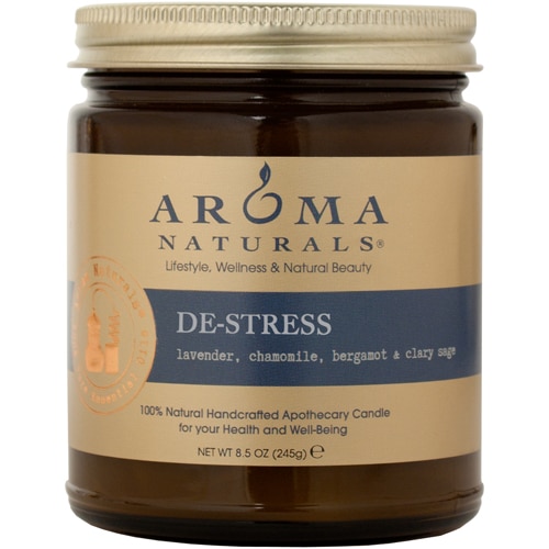 Aroma Naturals Apothecary Jar Candle De-Stress