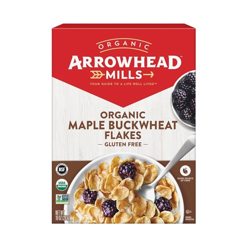 Arrowhead Mills Organic Maple Buckwheat Flakes Gluten Free