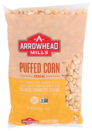 Arrowhead Mills Whole Grain Puffed Corn Cereal