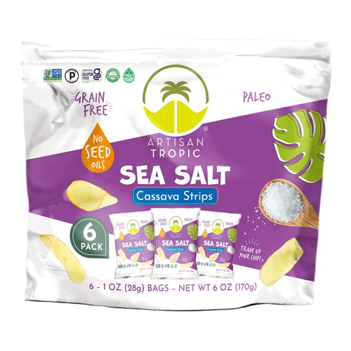 Artisan Tropic Grain Free Cassava Strips Multipack Sea Salt