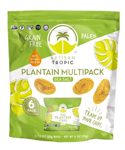 Artisan Tropic Grain Free Plantain Strips Sea Salt