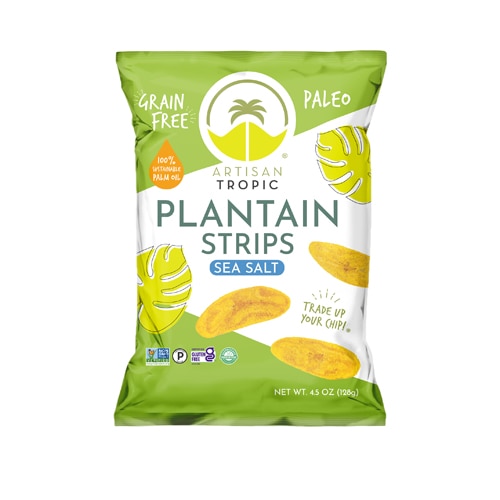 Artisan Tropic Grain Free Plantain Strips Sea Salt