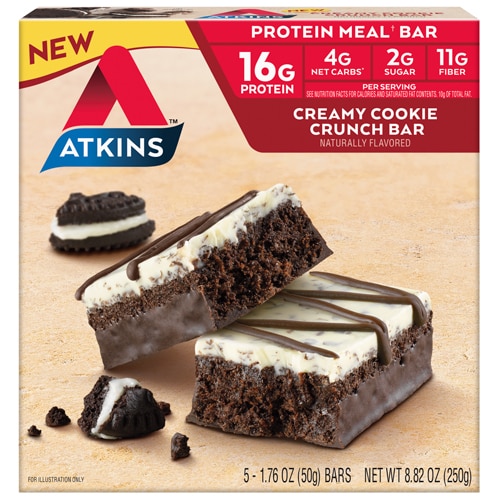 Atkins Creamy Cookie Crunch Meal Bar