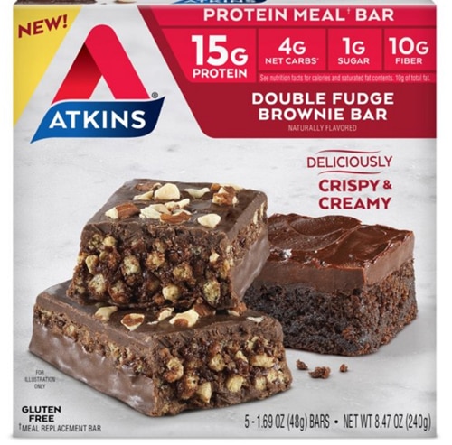 Atkins Double Fudge Brownie Bar