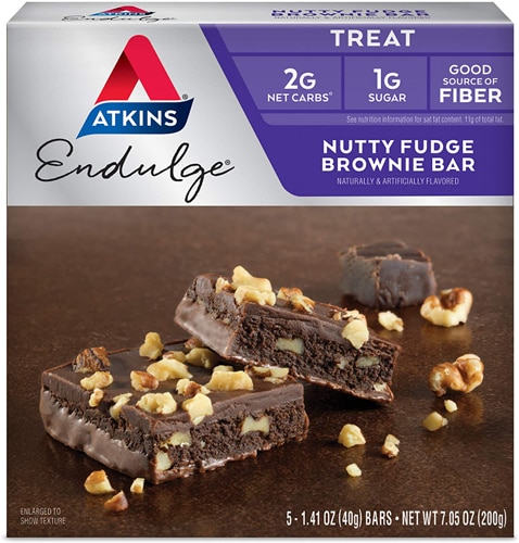 Atkins Endulge Bar Nutty Fudge Brownie