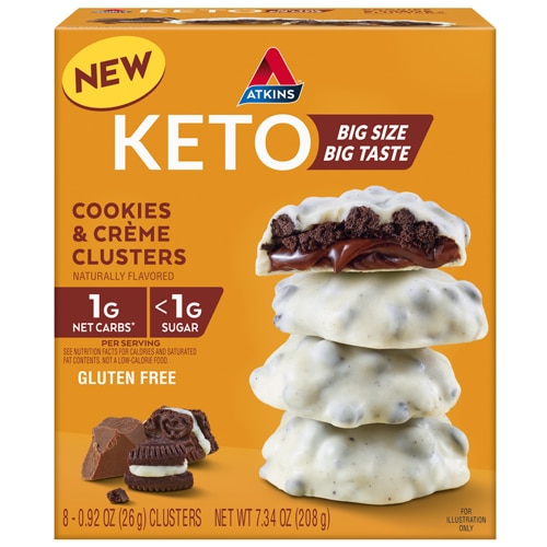 Atkins Keto Clusters Cookies & Creme