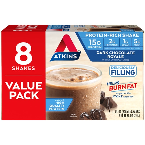 Atkins Protein-Rich Shake Dark Chocolate Royale