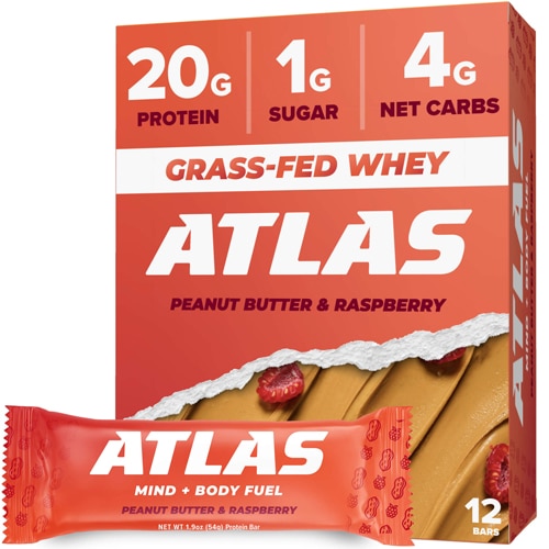 Atlas Protein Bar Peanut Butter & Raspberry