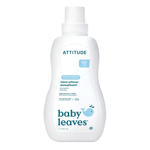 Attitude Baby Leaves Fabric Softener 40 Loads Soothing Chamomile