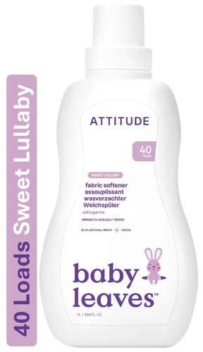 Attitude Baby Leaves Fabric Softener 40 Loads Sweet Lullaby