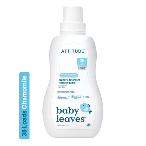 Attitude Baby Leaves Laundry Detergent 35 Loads Soothing Chamomile
