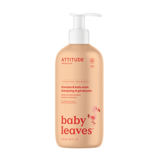 Attitude Baby Leaves Shampoo & Body Wash Orange Pomegranate