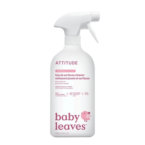 Attitude Baby Leaves Toys & Surfaces Cleaner Spray Unscented