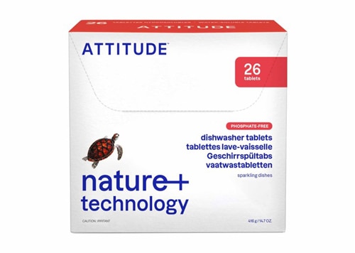 Attitude Dishwasher Tablets Phosphate-Free Unscented